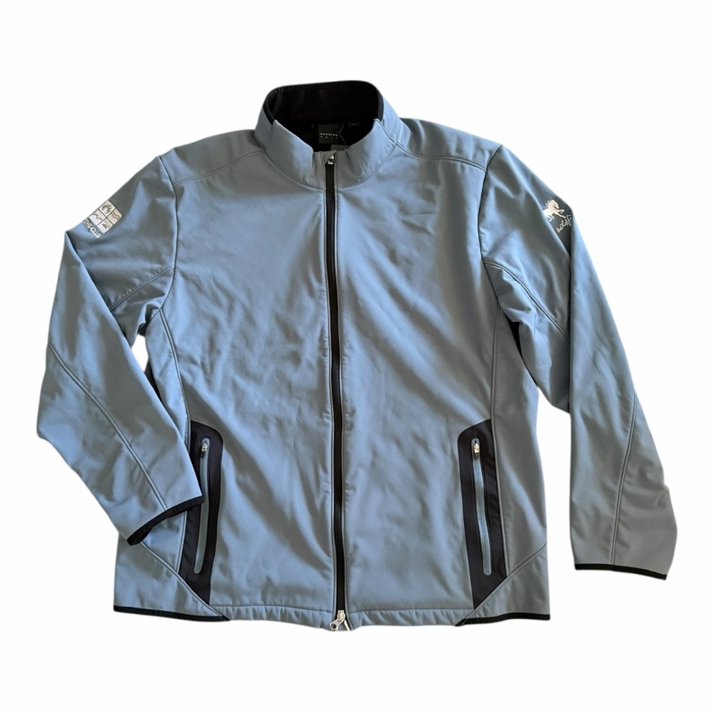 Dunning Golf Men’s Vesey Bonded Jacket‎ XL Embroidered Wildfire/The Club NWT